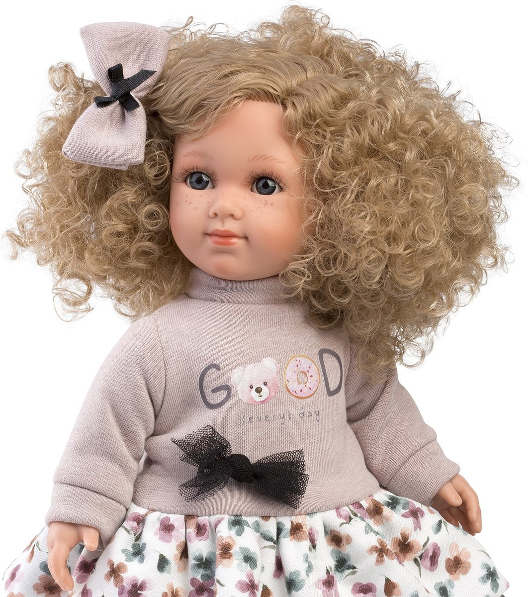 Llorens dukke Elena med blond krøllet hår 35 cm
