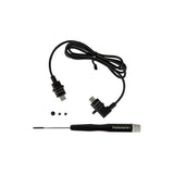 Transcend transcend ts-dbk3 tilbehørssæt til kropskamera, kabel, 1m, sort