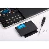 Crucial bx500, 500 gb ssd (sort, ct500bx500ssd1, sata 600)