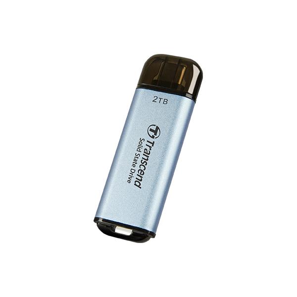Transcend ts1tesd300c esd300c ekstern SSD, 1TB, USB Type-C, 10 Gbps, 1050 950 MB s, blå