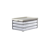 Mepal omnia kødkasse 3-lags nordisk hvid 23x14,9x10cm