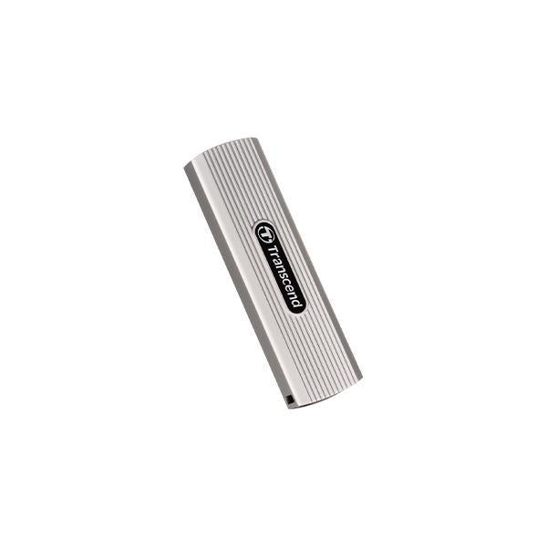 Transcend ts1tesd320a esd320a ekstern SSD, 1 TB, USB 10 Gbps, type-a, 1050 950 MB s, sølv