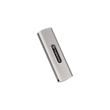 Transcend ts1tesd320a esd320a ekstern SSD, 1 TB, USB 10 Gbps, type-a, 1050 950 MB s, sølv