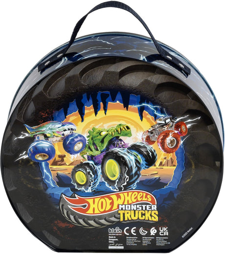 Klein legetøj - hot wheels monster truck - samlekuffert til 7 biler