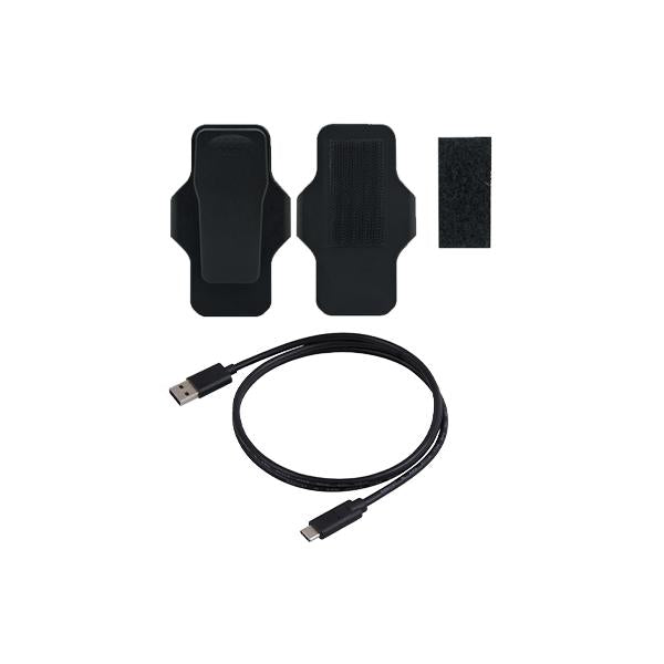 Transcend ts-dbk6 kropskamera tilbehørssæt til dpb10c, usb type-c, 1m, 360° rotation