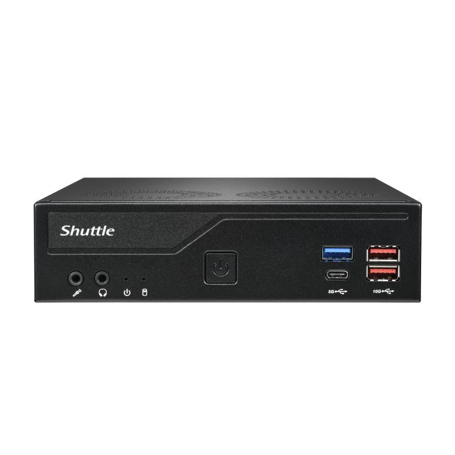 Shuttle dh770 mini pc barebone, 1,35l, lga 1700, intel h770, ddr5-sdram, 2x 2,5g lan, 2x m.2, 24 7
