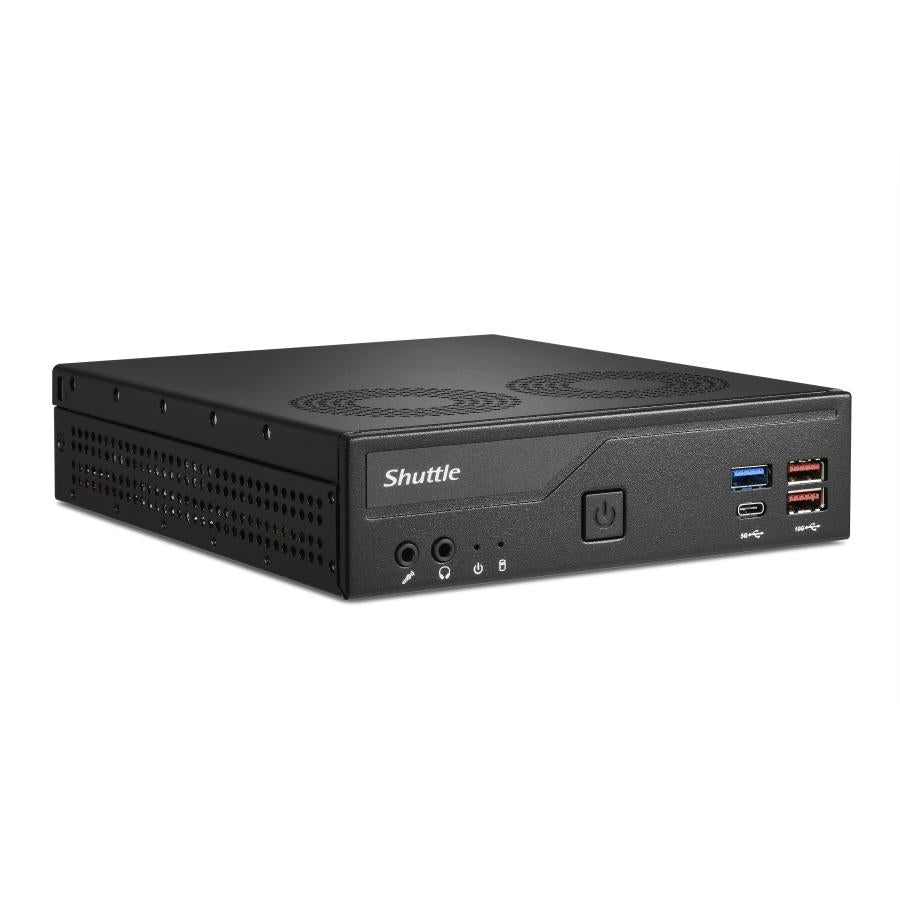 Shuttle dh770 mini pc barebone, 1,35l, lga 1700, intel h770, ddr5-sdram, 2x 2,5g lan, 2x m.2, 24 7