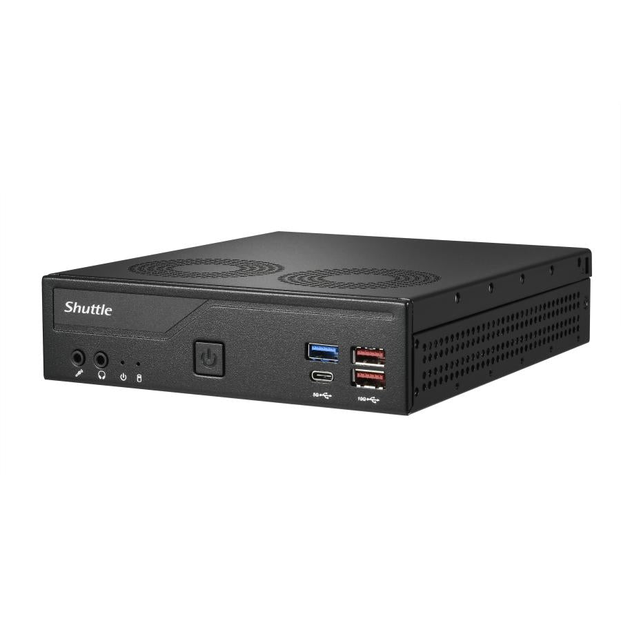 Shuttle dh770 mini pc barebone, 1,35l, lga 1700, intel h770, ddr5-sdram, 2x 2,5g lan, 2x m.2, 24 7