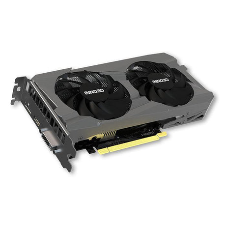Inno3d n30502-06d6-1880va60 geforce rtx 3050, atx, 6 GB, gddr6, 96-bit, 168 GB s, dobbelt blæser