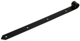 1013640 - enkelt lukker hængsel sort 40 cm dia 18 mm | 6 stk