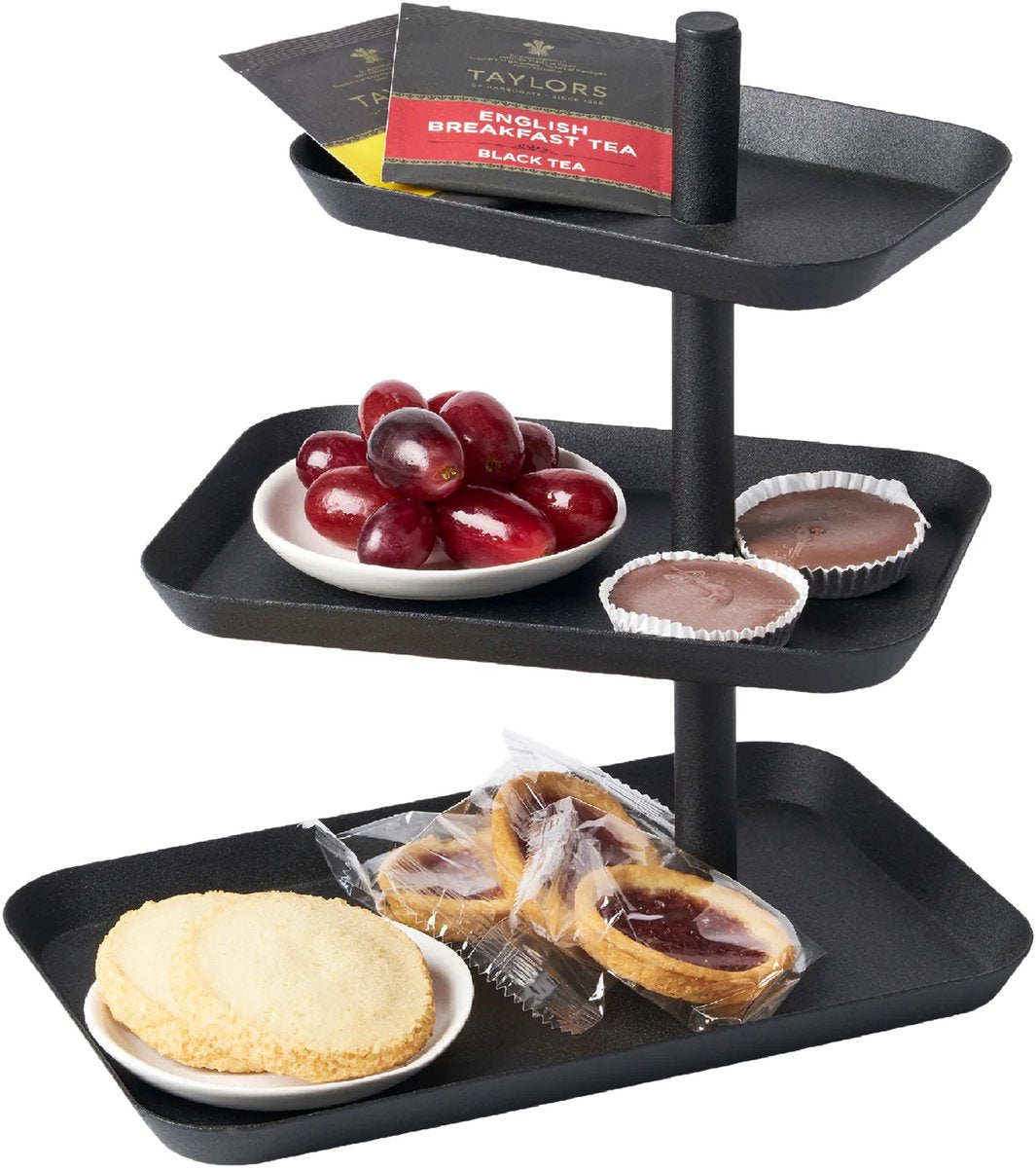 Yamazaki etagere 3-lags - tårn - sort