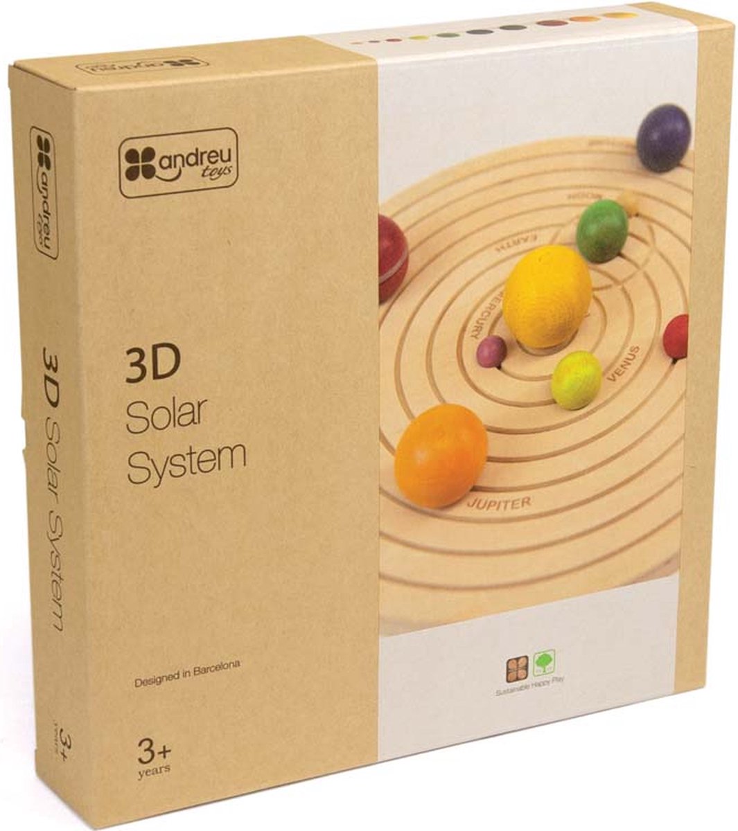 Andreu legetøj andreu - 3D solsystem