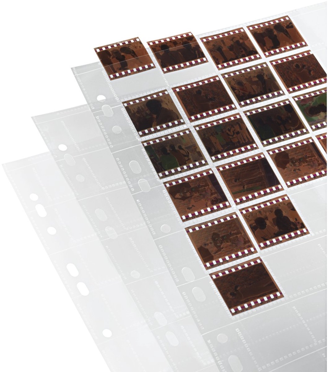 Hama negativ ærmer - a4 format - 8x5 - 24x36 mm - 25 stk.
