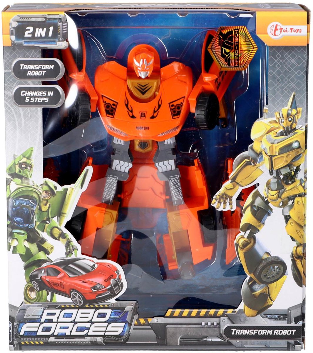 Toi-toys roboforces change robot 30036z