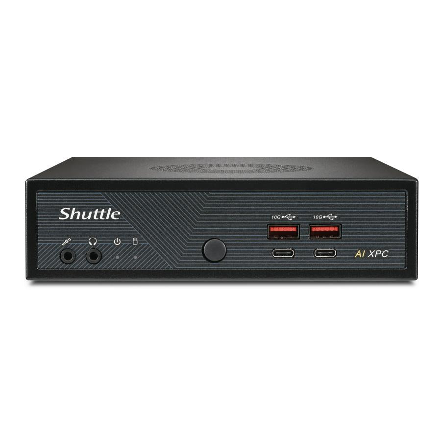 Shuttle dn11h7 slim ai pc, intel core ultra 7 155h, intel arc-grafik, ddr5, hdmi, dp, 4x 2,5g lan