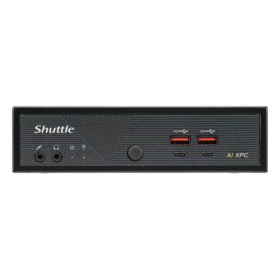 Shuttle dn11h7 slim ai pc, intel core ultra 7 155h, intel arc-grafik, ddr5, hdmi, dp, 4x 2,5g lan