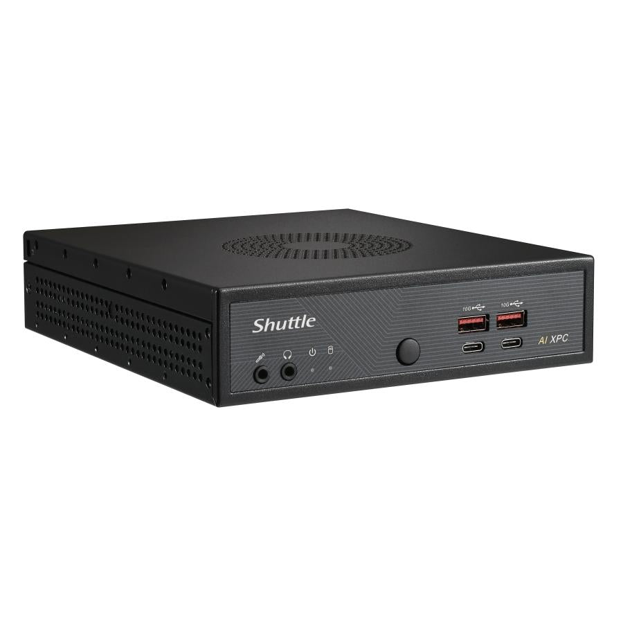 Shuttle dn11h7 slim ai pc, intel core ultra 7 155h, intel arc-grafik, ddr5, hdmi, dp, 4x 2,5g lan
