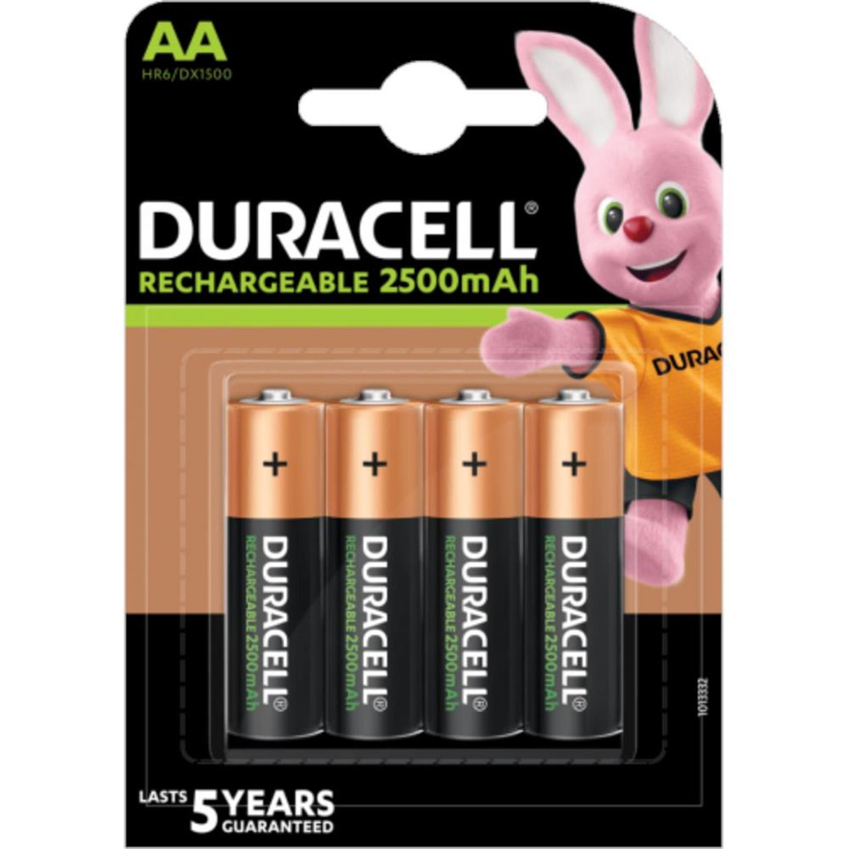 Duracell batteri AA 2500mah 1,2v genopladeligt (4 stk)