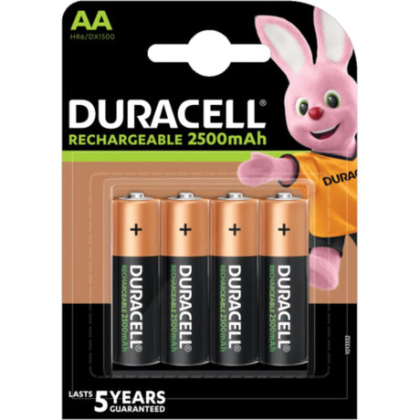 Duracell batteri AA 2500mah 1,2v genopladeligt (4 stk)