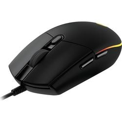 Logitech g203 lightsync gaming mus (sort, 200 - 8000 dpi, rgb LED'er)