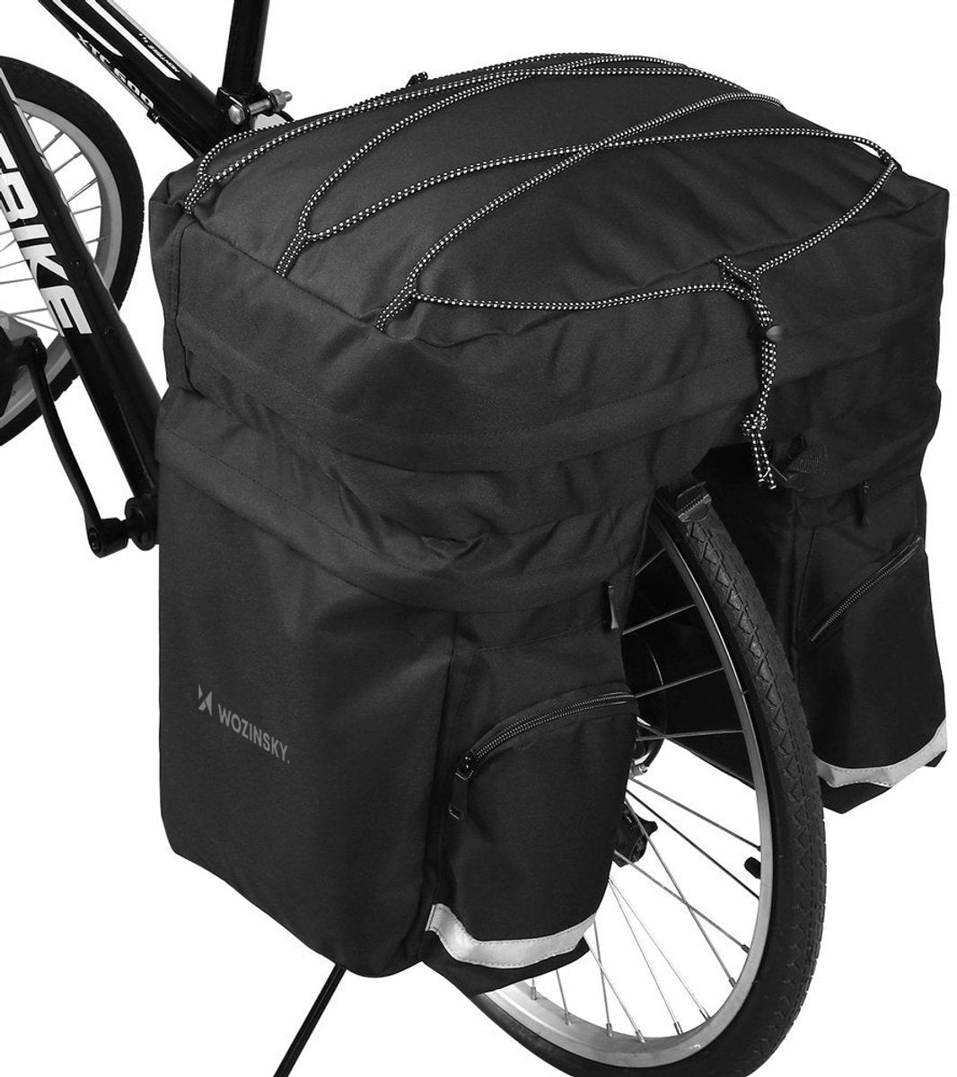Wozinsky wbb13bk serie - cykeltaske - 60l - vandtæt - reflekterende
