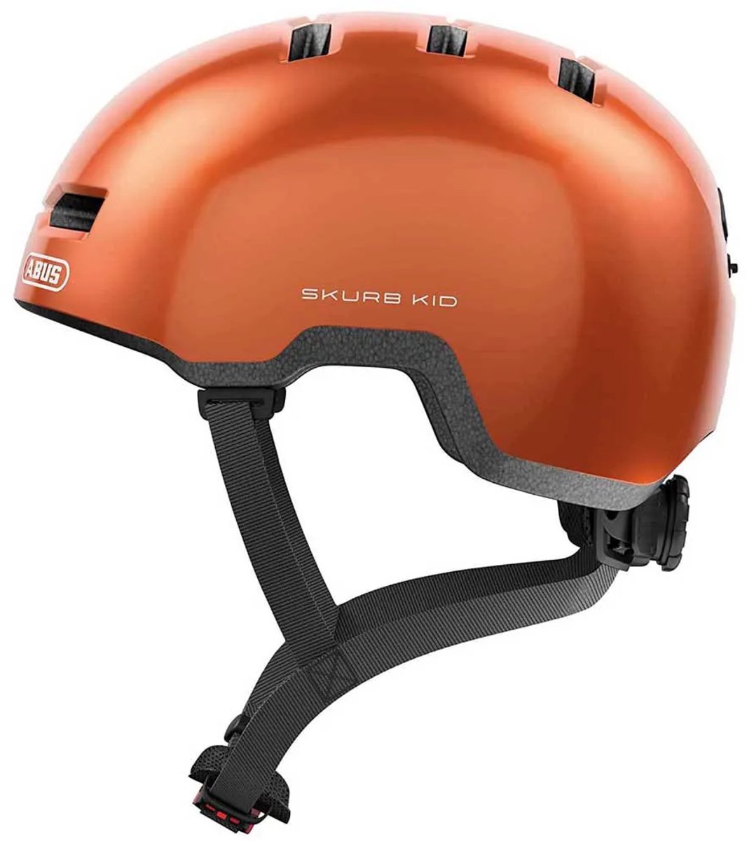 Abus skurb kid - cykelhjelm - børn guldfisk orange m (50 - 55 cm)