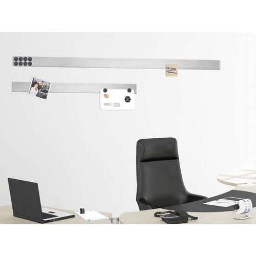 Magnetisk stråle master of boards aluminium grå