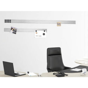 Magnetisk stråle master of boards aluminium grå