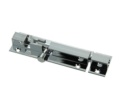 Mack 1013685 - 1 schuifgrendel messing verchroomd a 75 - b 16 mm | 5 stuks