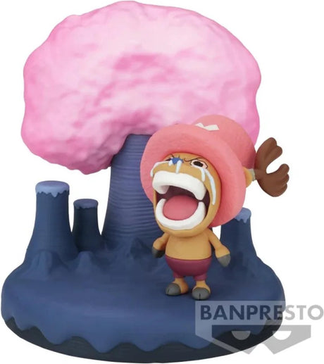 Banpresto one piece: verdens samlerbare figurloghistorier - tony tony chopper figur minifigur