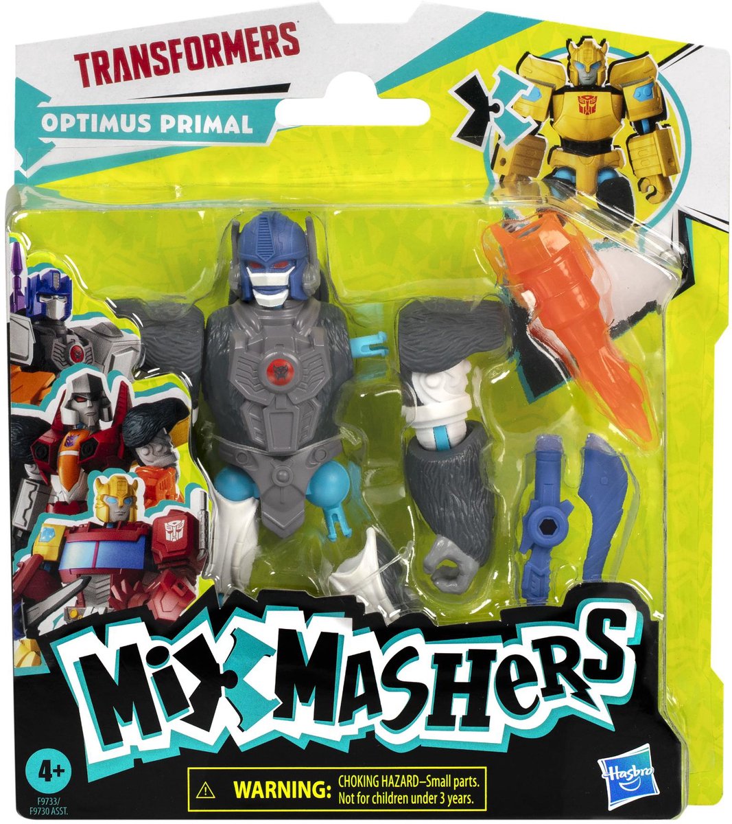 Hasbro transformers actionfigur optimus prime mixmashers 12 cm legetøj.