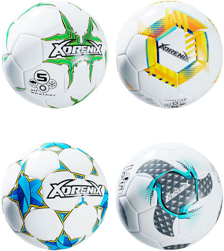 Adrenix fodbold hybrid tech 23cm - farverigt fodbold kunstlæder.