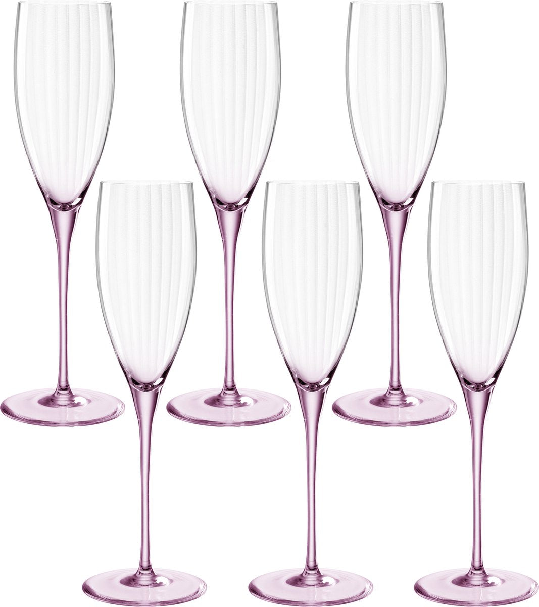 Leonardo poesia champagneglas 250 ml rosé - sæt 6