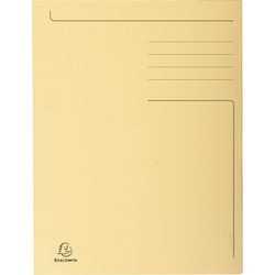 3-klap mappe exacompta forever 449002e folio creme