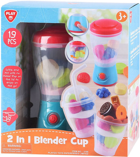 Playgo 2i1 blendermaskine - 19 stk.