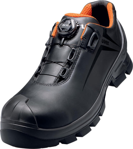Uvex 6531 6531242 lav sikkerhedssko s3 skostørrelse (eu): 42 sort orange 1 par