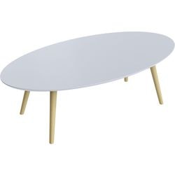 Receptionsbord drevet af paperflow scandi lakeret mdf hvid