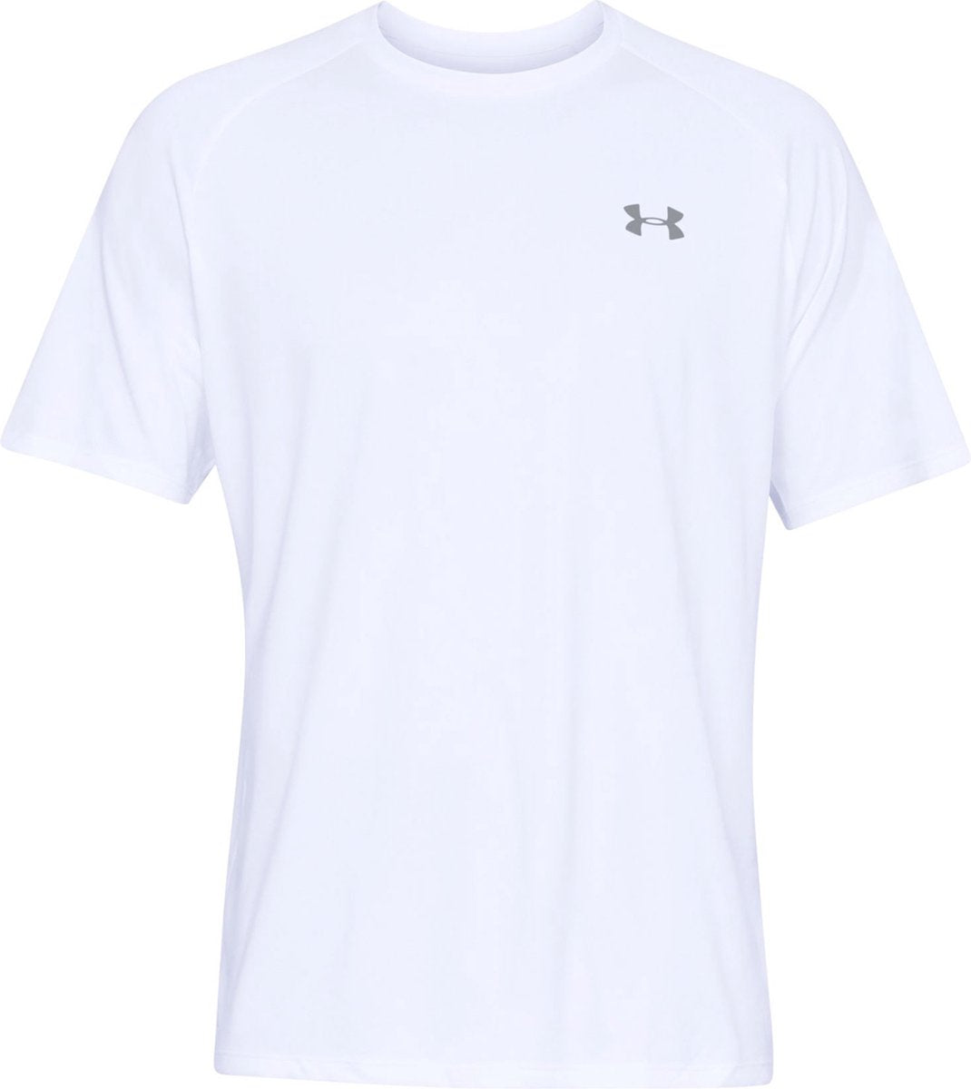 Under armour ua tech 2.0 ss tee-hvid herre sportstrøje - hvid - overskyet grå