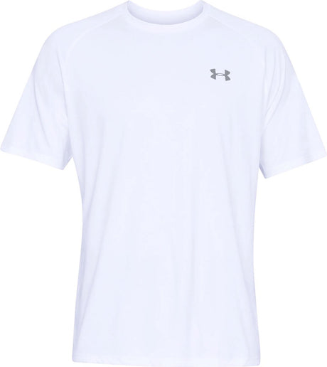 Under armour ua tech 2.0 ss tee-hvid herre sportstrøje - hvid - overskyet grå