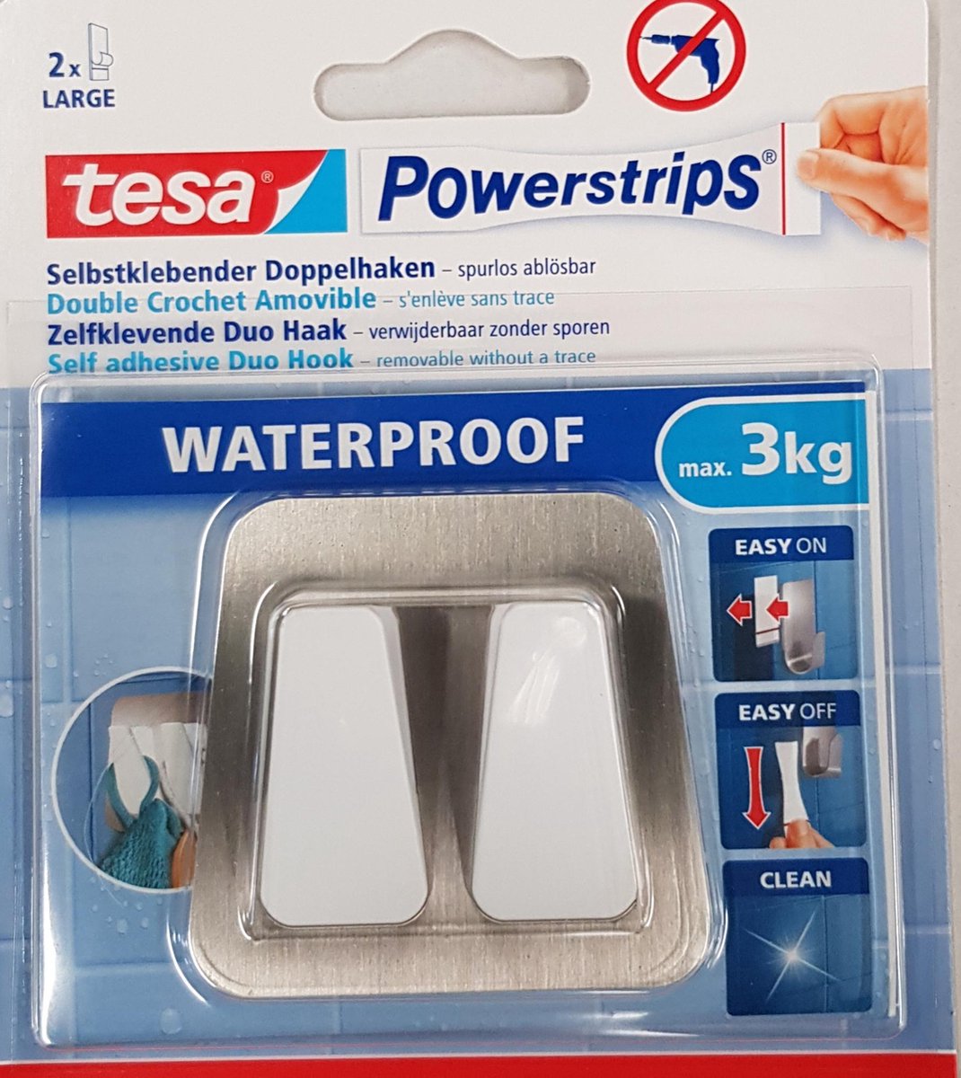Tesa 1062985 - ps wp l duo metal-plast | 6 stk
