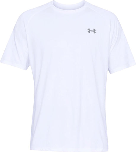 Under armour ua tech 2.0 ss tee-hvid herre sportstrøje - hvid - overskyet grå