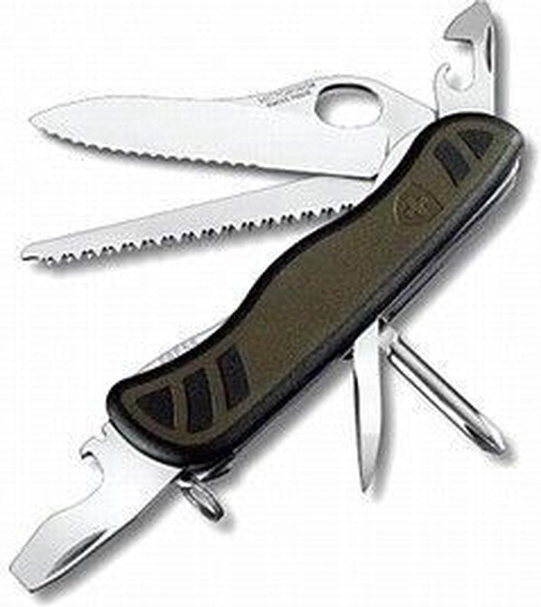 Victorinox soldat 10 funktioner lommekniv rustfrit stål grøn