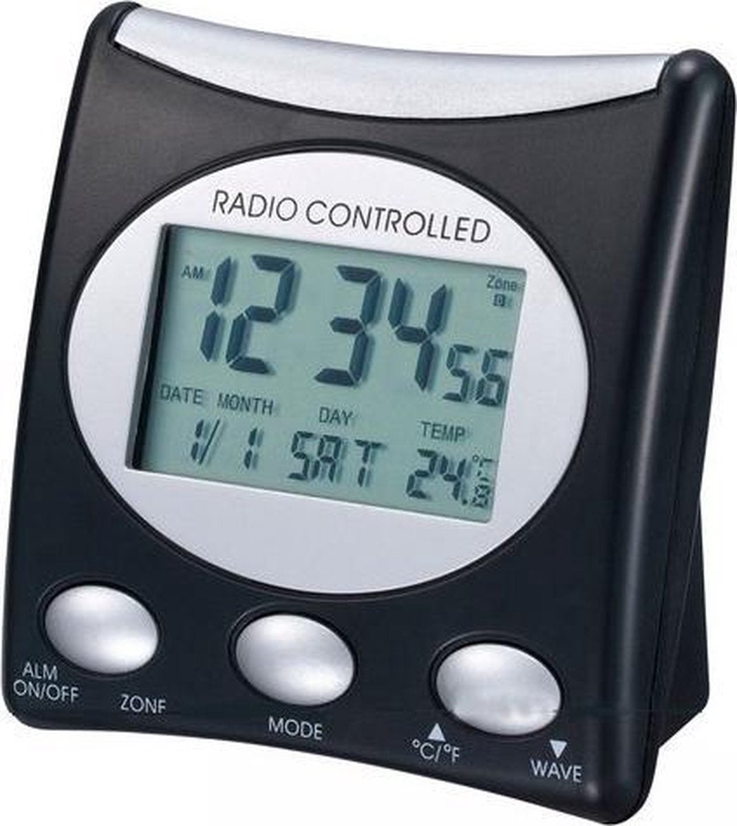 Technoline radiostyret vækkeur - wt 221 sort