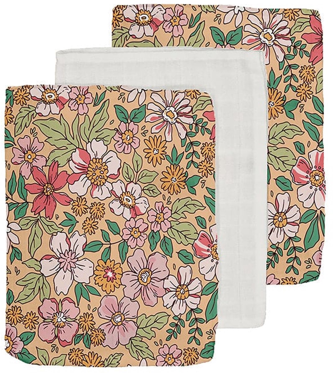 Swim essentials vaskeklud med blomsterprint