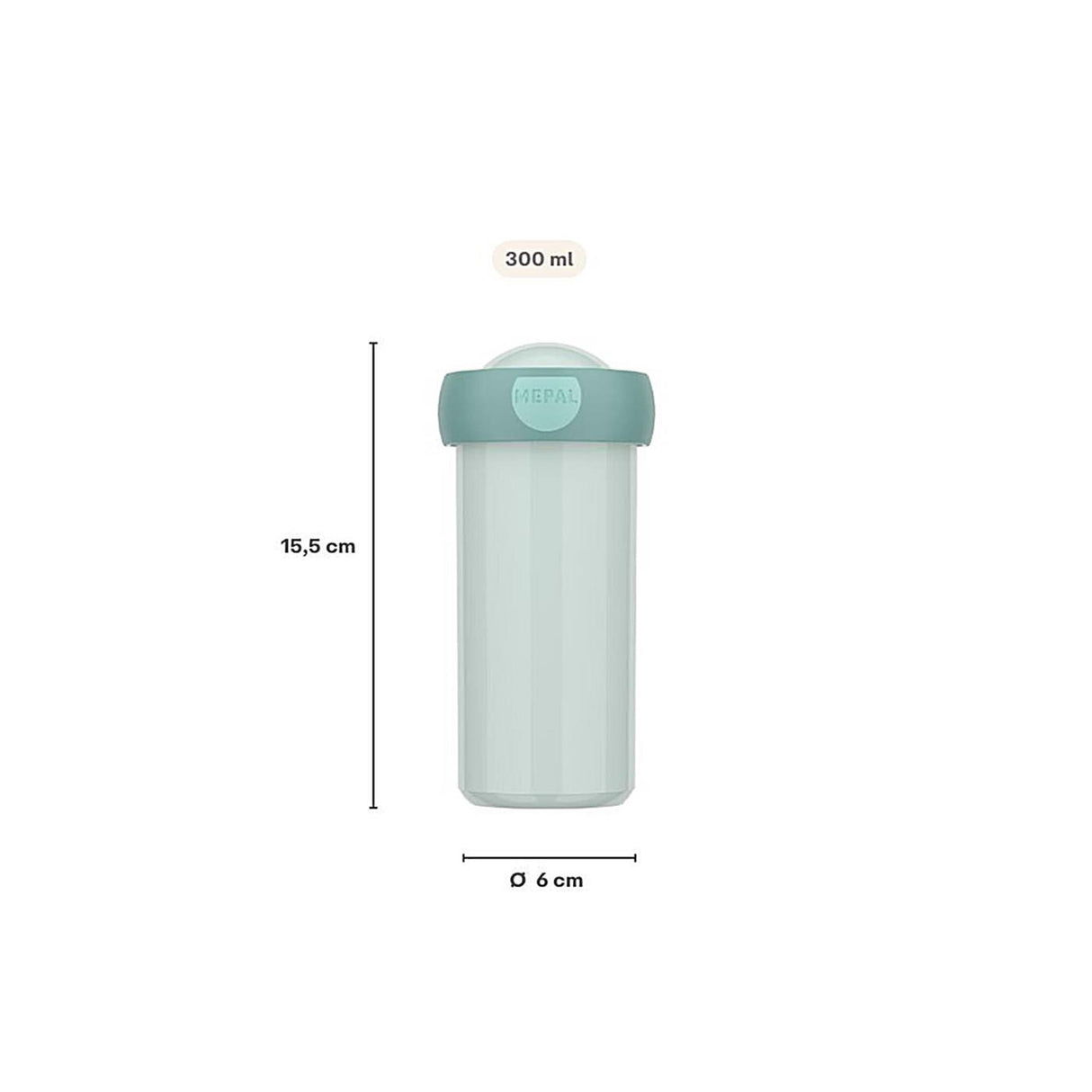 Mepal skolekop campus 300ml - cool mynte