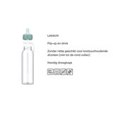 Mepal vandflaske flip-up campus 500ml - cool mynte