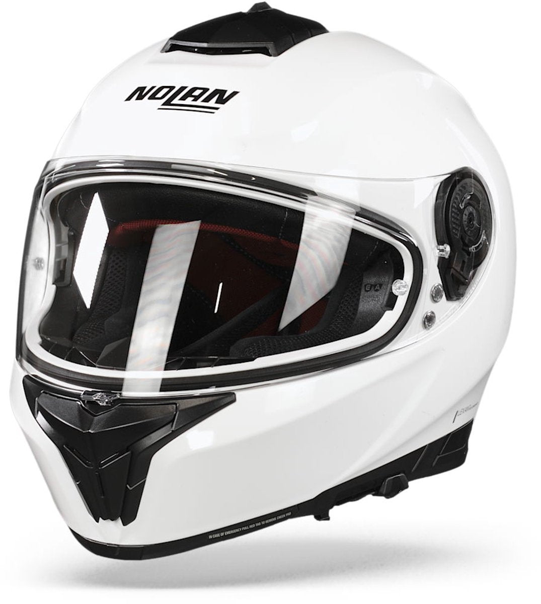 Nolan n80-8 special n-com 15 ren hvid xl