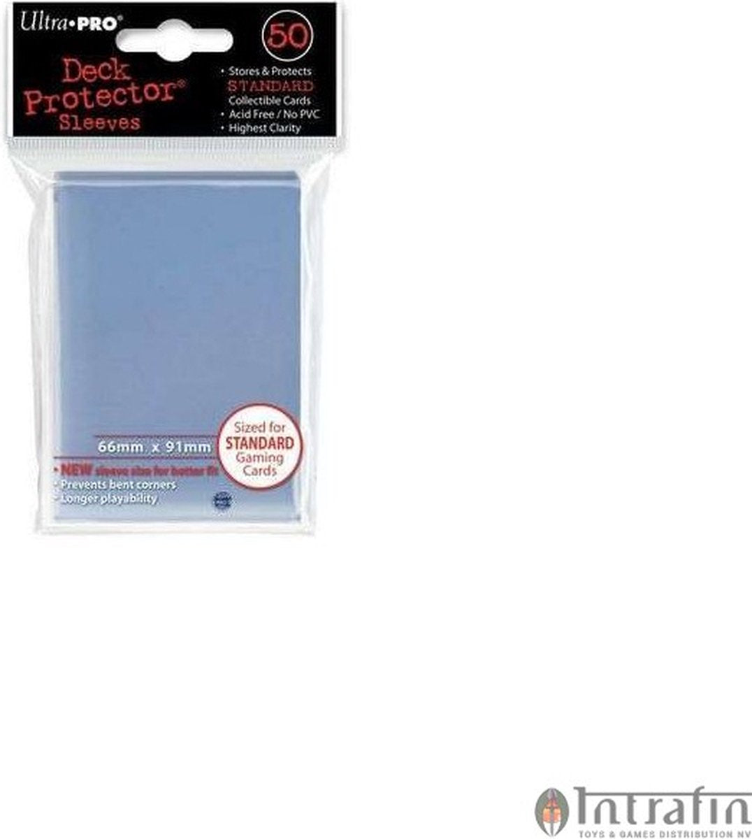 Ultrapro standard ærmer klar display (66x91mm) - 100 stk