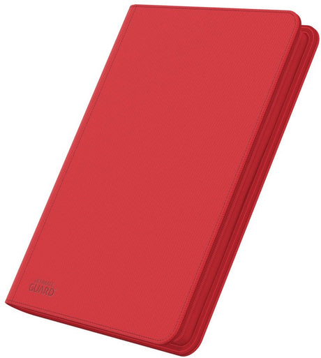 Ultimate guard zipfolio 320 16-lommers xenoskin - rød