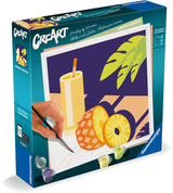 Ravensburger maleri efter tal sæt - kreativ maleri pakke ananas.